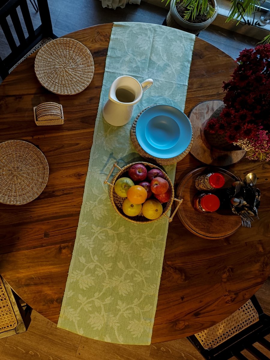 Mint Lemongrass Granita (Table Runner) - suta