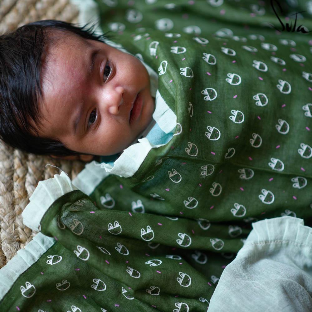 Mr. Green Fluffybuns (BABY CLOTH) - suta.in