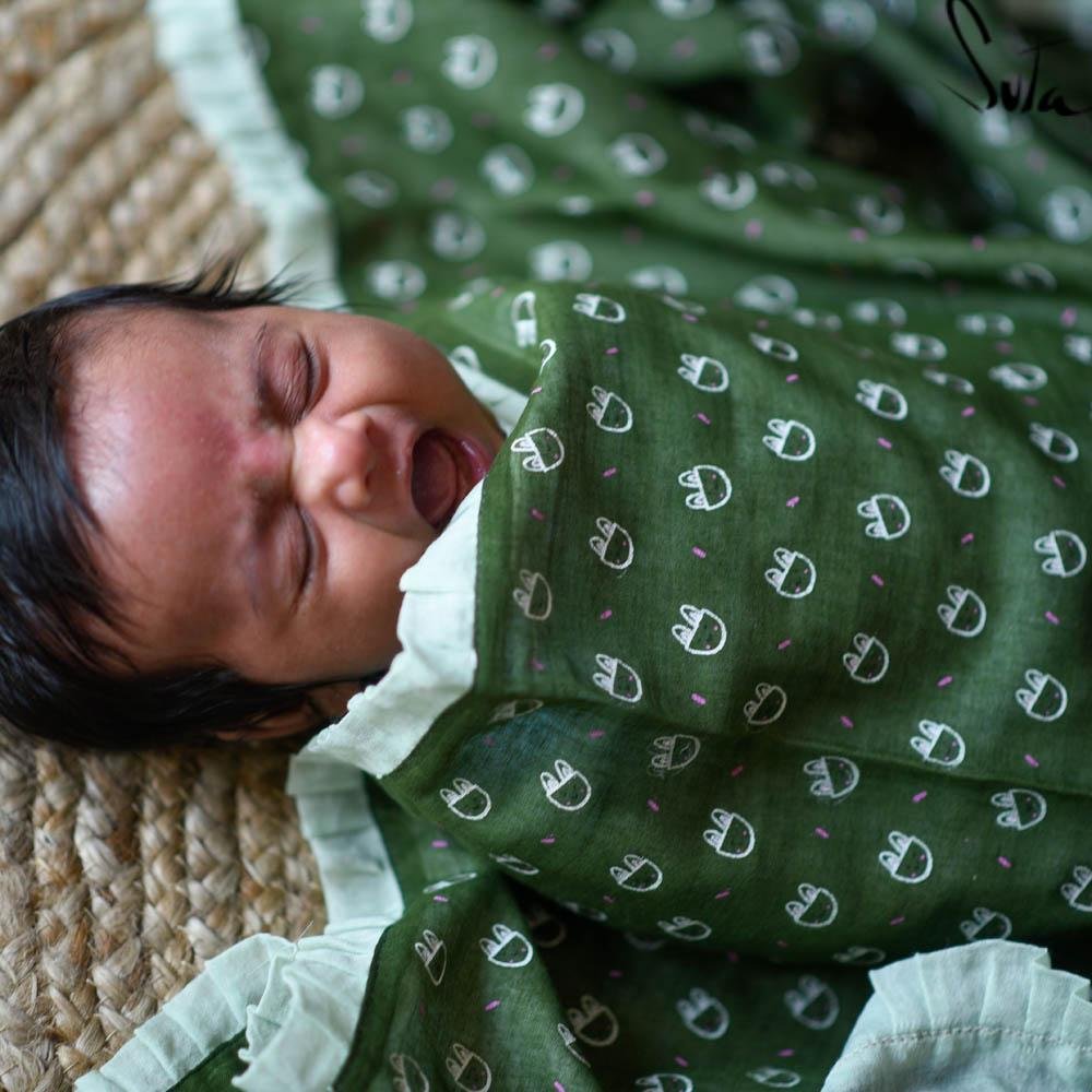 Mr. Green Fluffybuns (BABY CLOTH) - suta.in