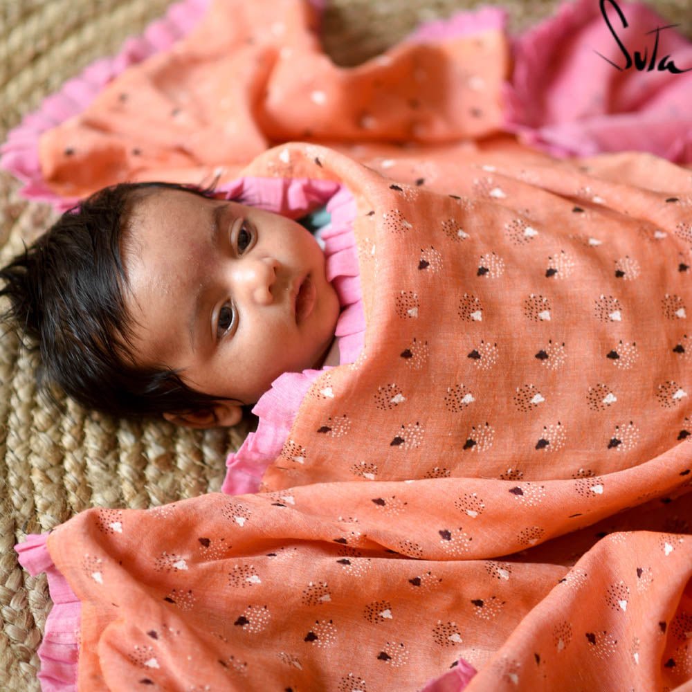 Mr. Orange Willy-Woolly (BABY CLOTH) - suta