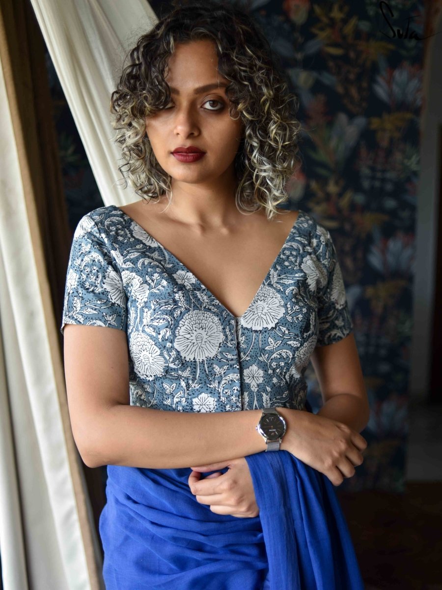 Of Withering Dewy Leaves (Blouse) - suta.in