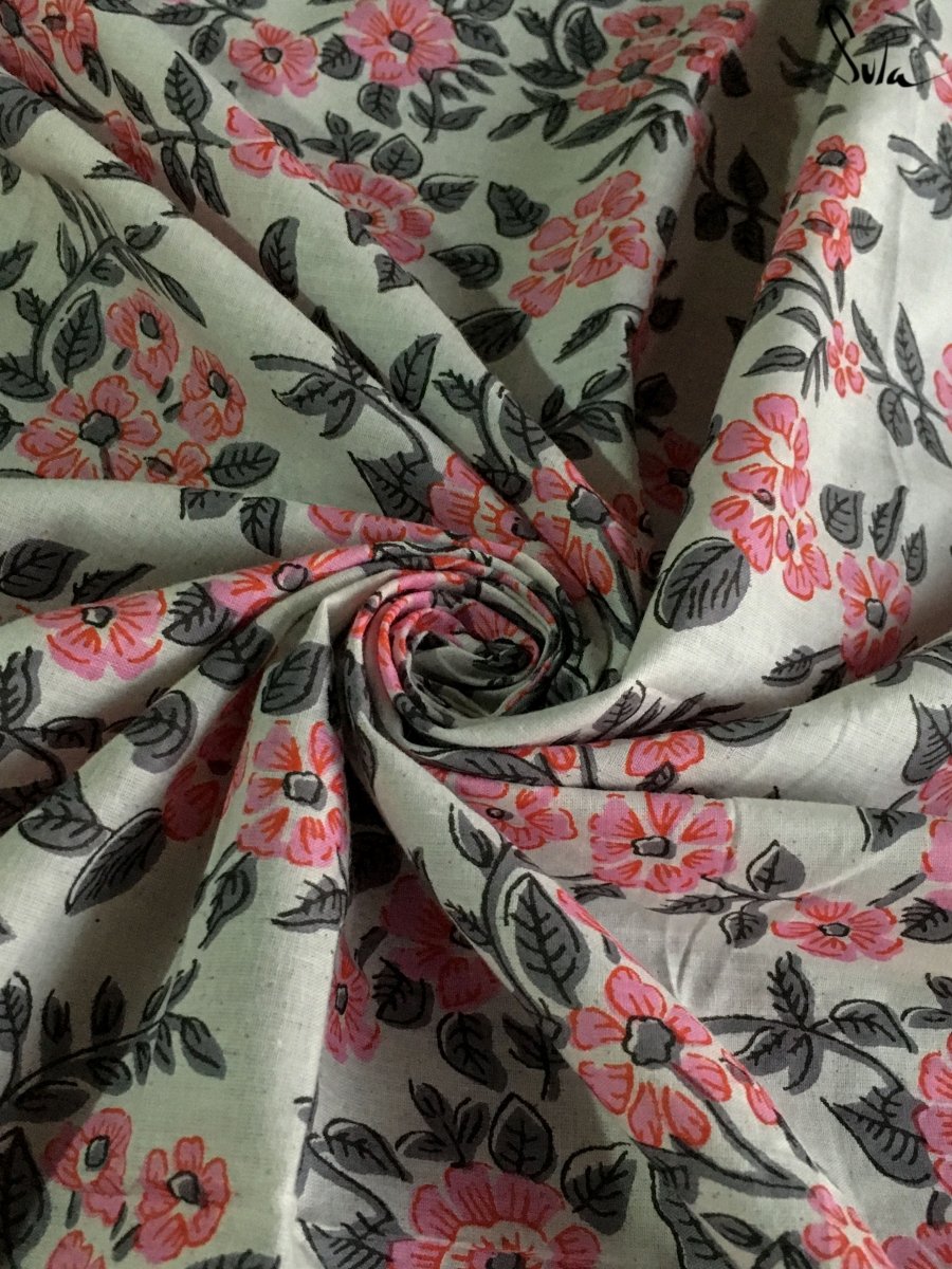Pretty Peony (Fabric) - suta.in