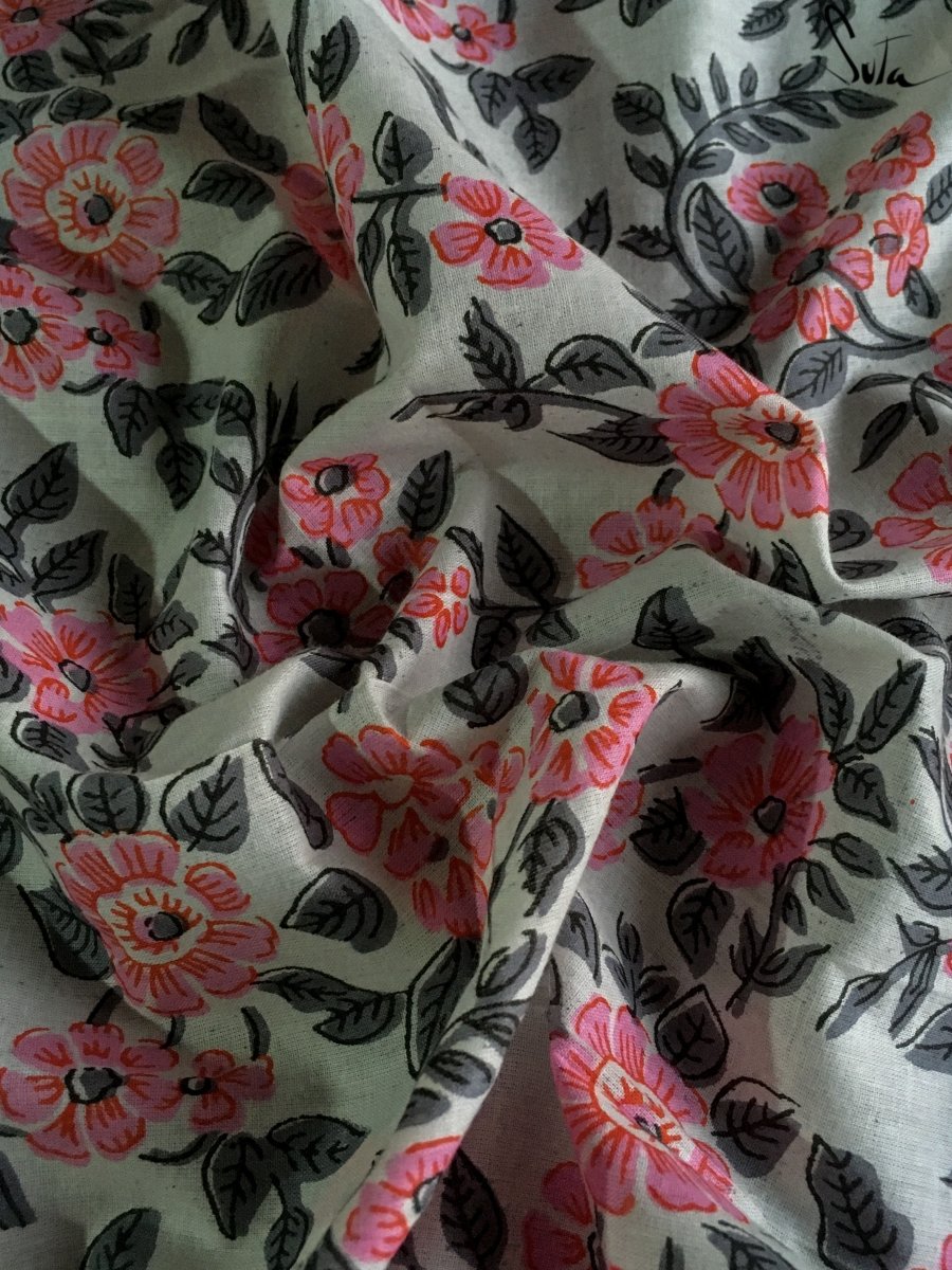 Pretty Peony (Fabric) - suta.in