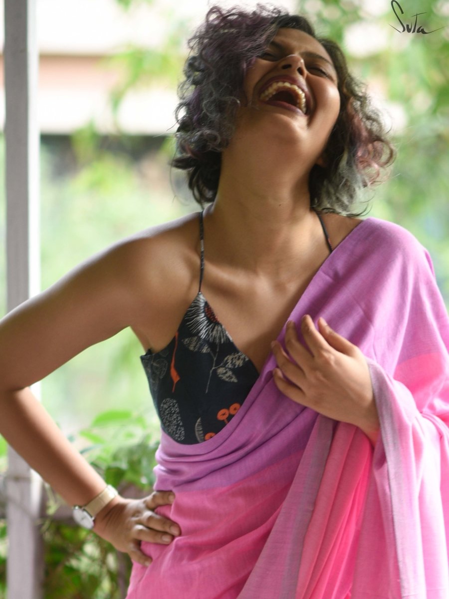 Raina- Flower and leaf (Blouse) - suta.in