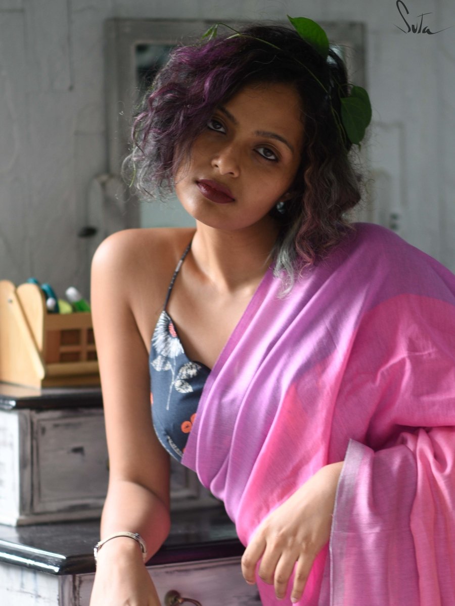 Raina- Flower and leaf (Blouse) - suta.in