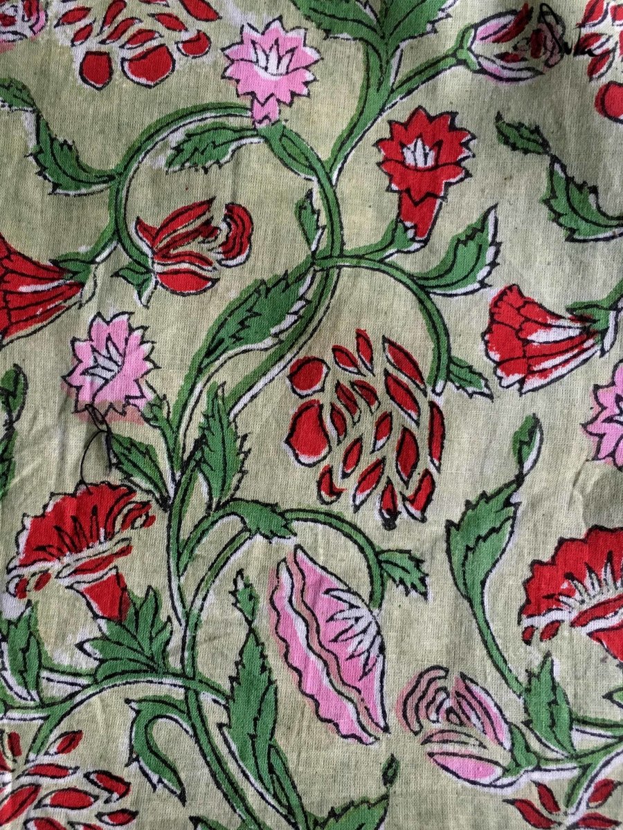 Rangeen bel (Fabric) - suta.in