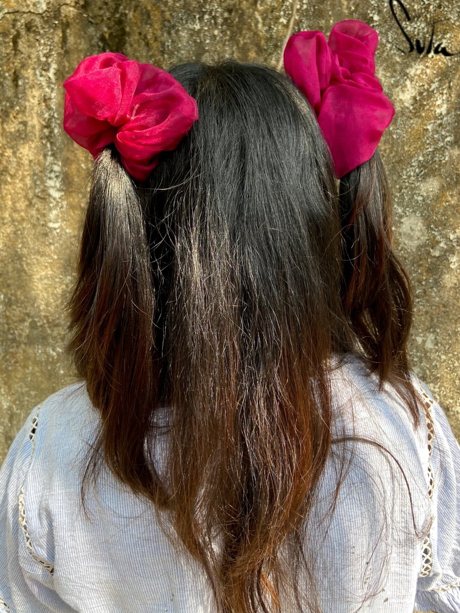 Raspberry Coulis ( Scrunchies ) - suta.in