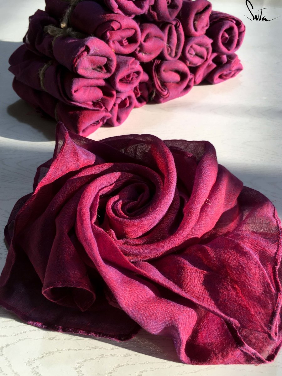 Rose in my pocket (handkerchief) - suta.in