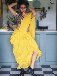 Sooraj Ki Kiran (Pre Stitched Saree) - suta.in