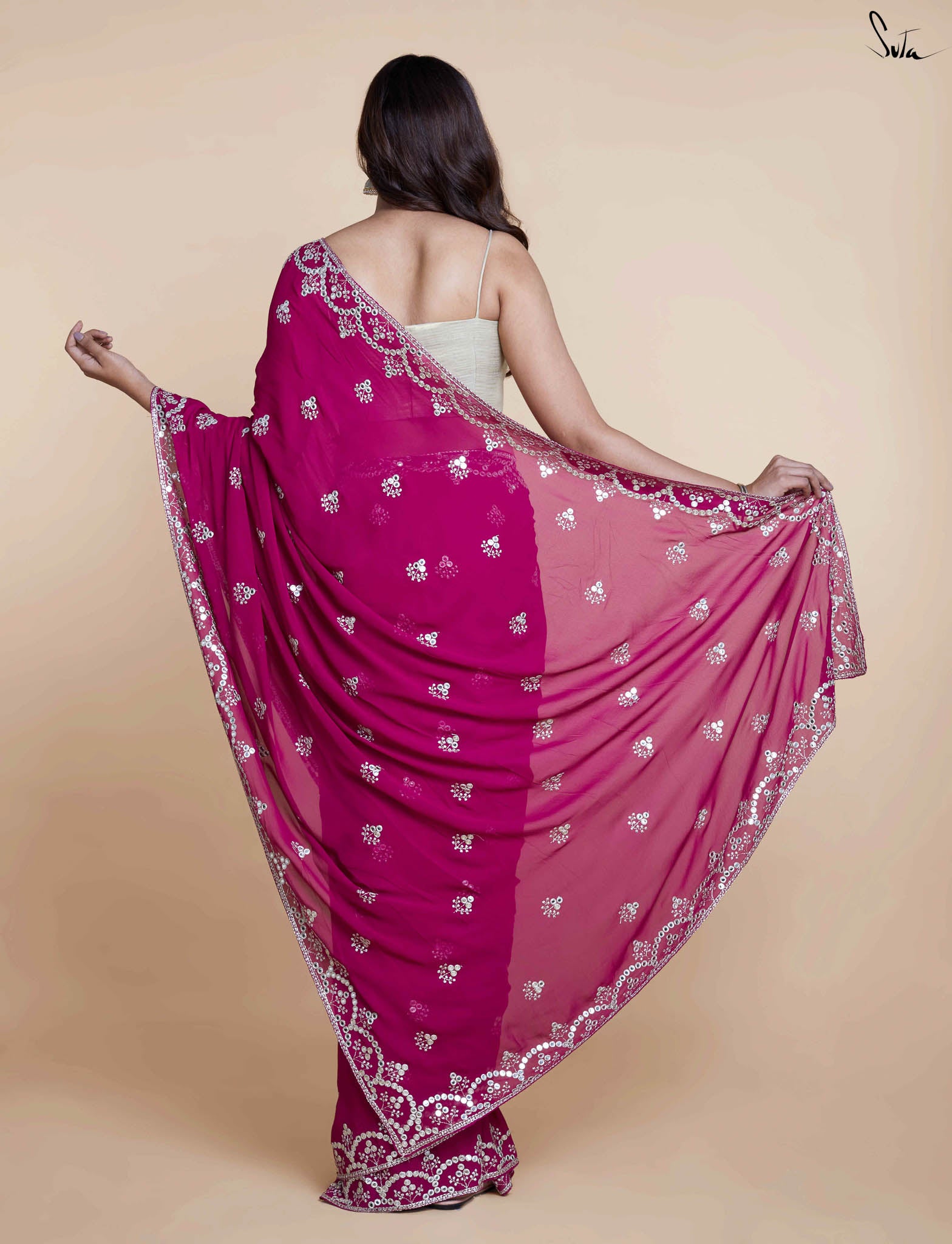 Garnet Saree