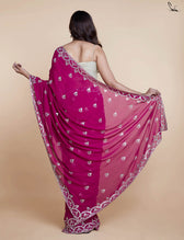 Garnet Saree