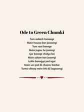 Ode To Green Chumki
