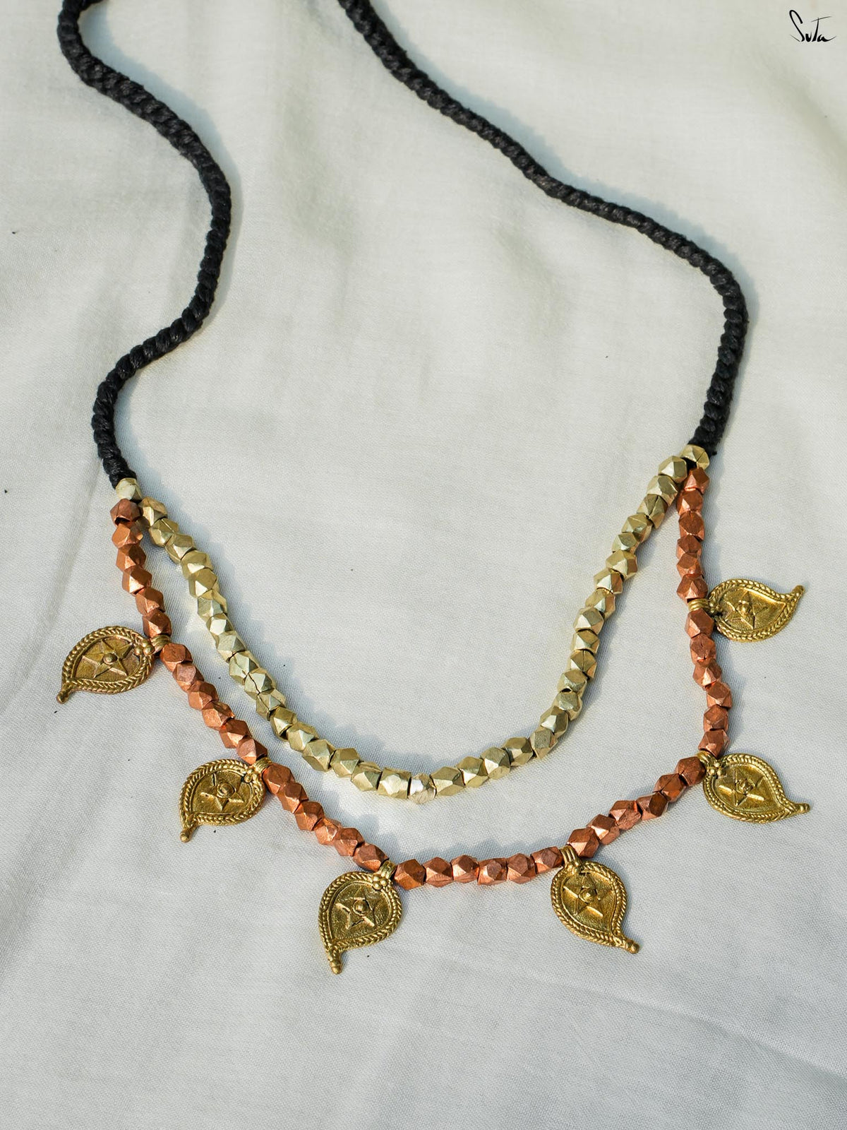 Adit (Handcrafted Dhokra Brass Neckpiece)