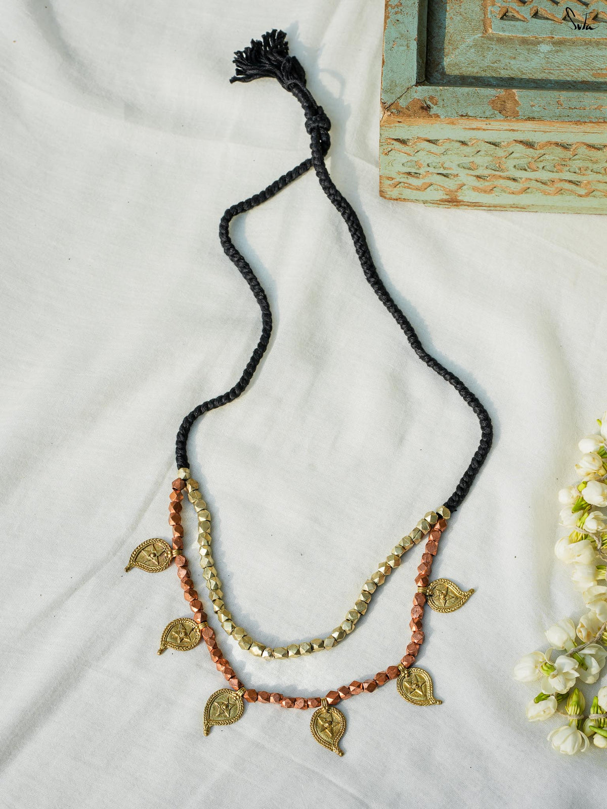 Adit (Handcrafted Dhokra Brass Neckpiece)