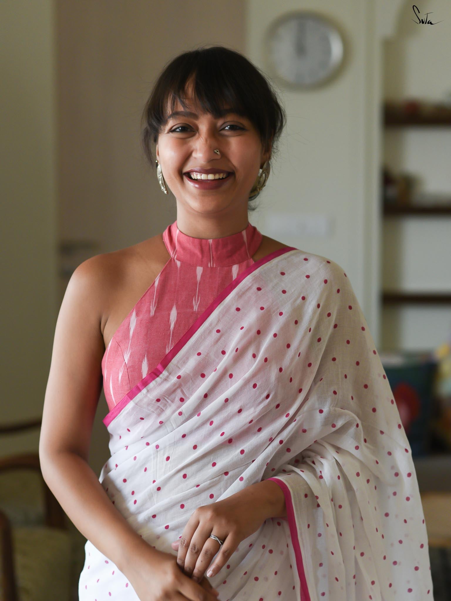 Azalea Polka Saree