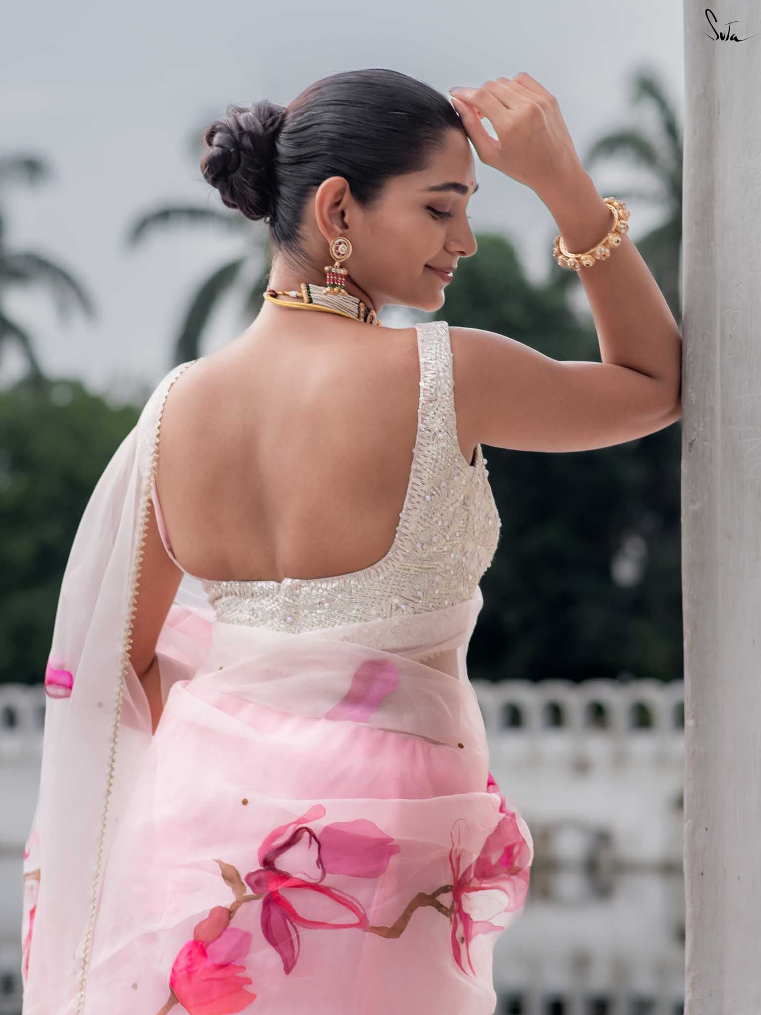 Blushing Magnolia Blooms