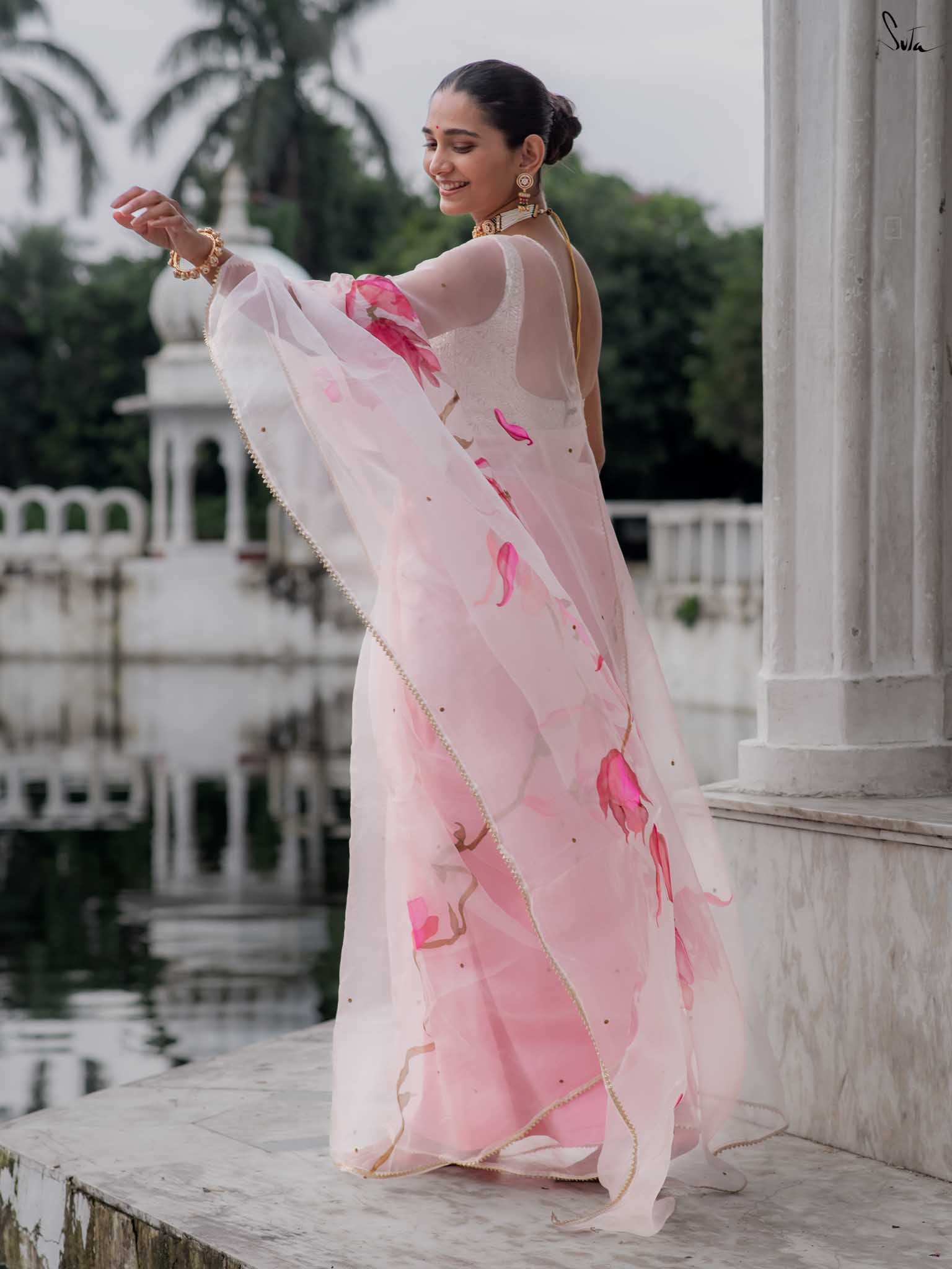 Blushing Magnolia Blooms