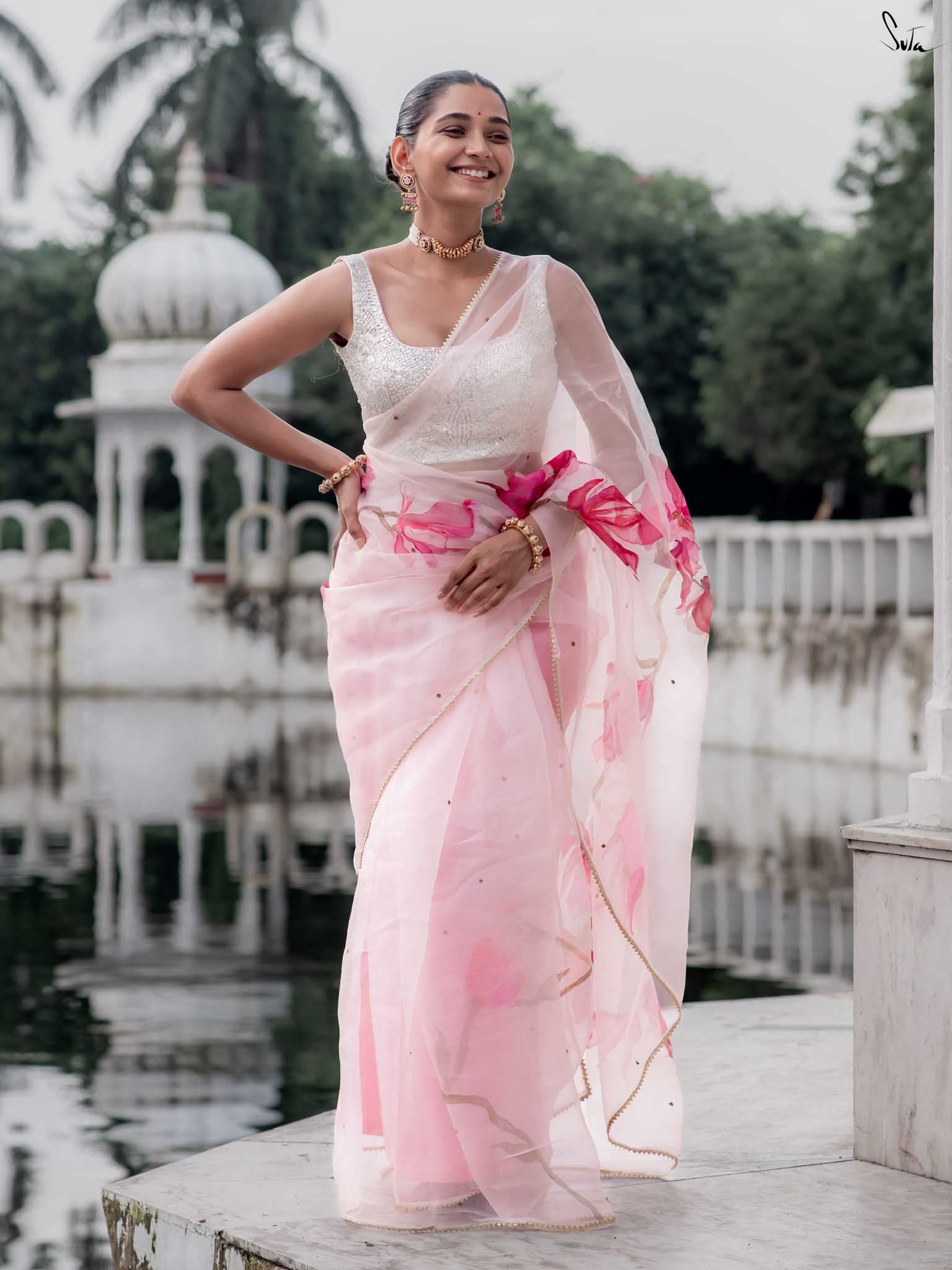 Blushing Magnolia Blooms