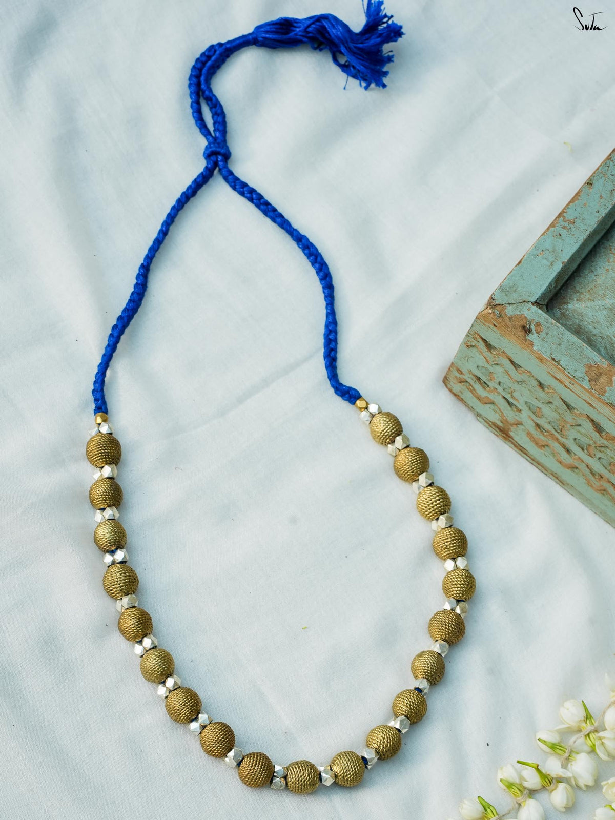 Charu (Handcrafted Dhokra Brass Neckpiece)