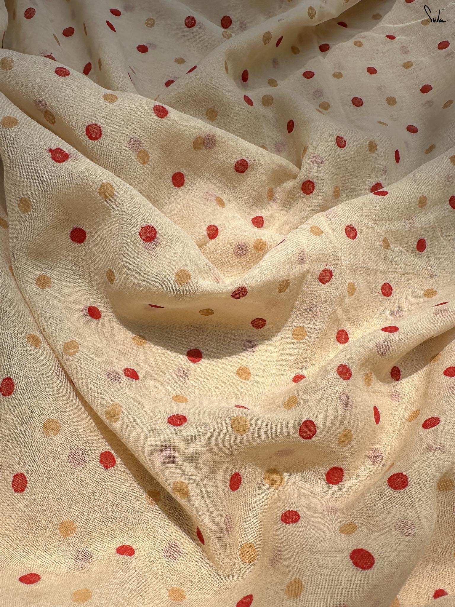Crimson Polka Gold