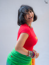 Laal Mohabbat (T-Shirt Blouse)