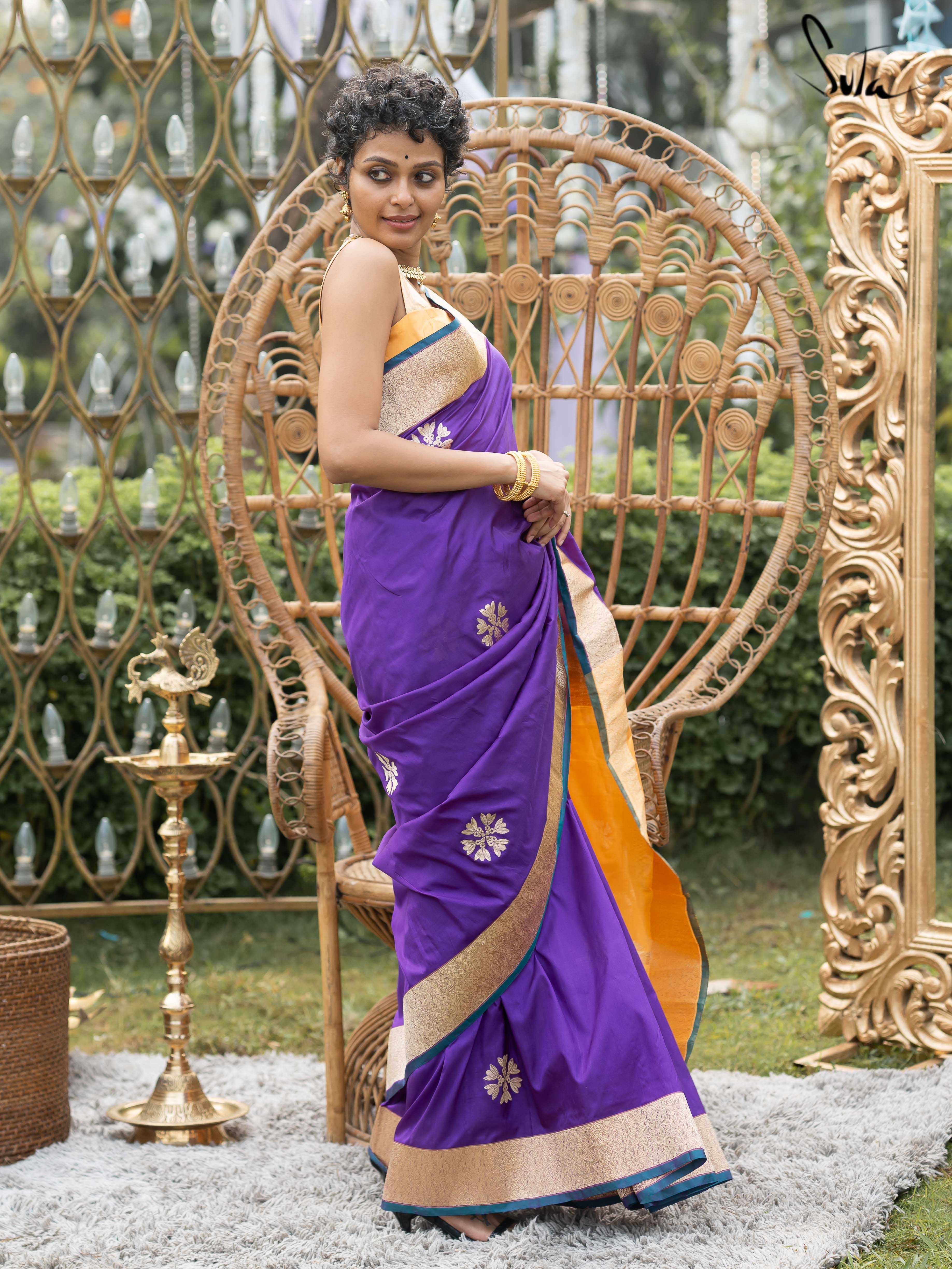 Asmani-67 Kalpveli Simmer Sarees – Kavya Style Plus