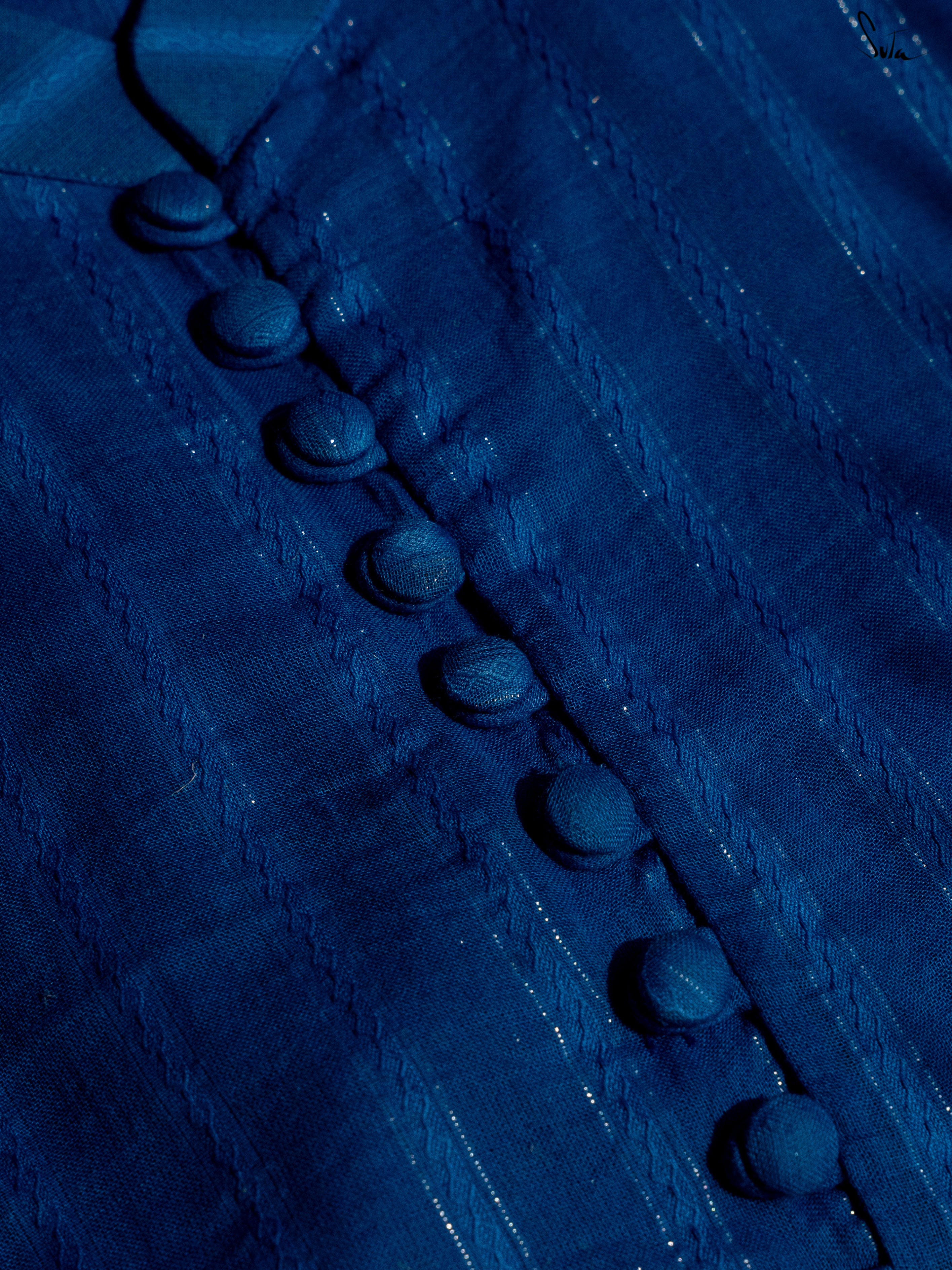 Kyun Itna Blue (Short Kurta)