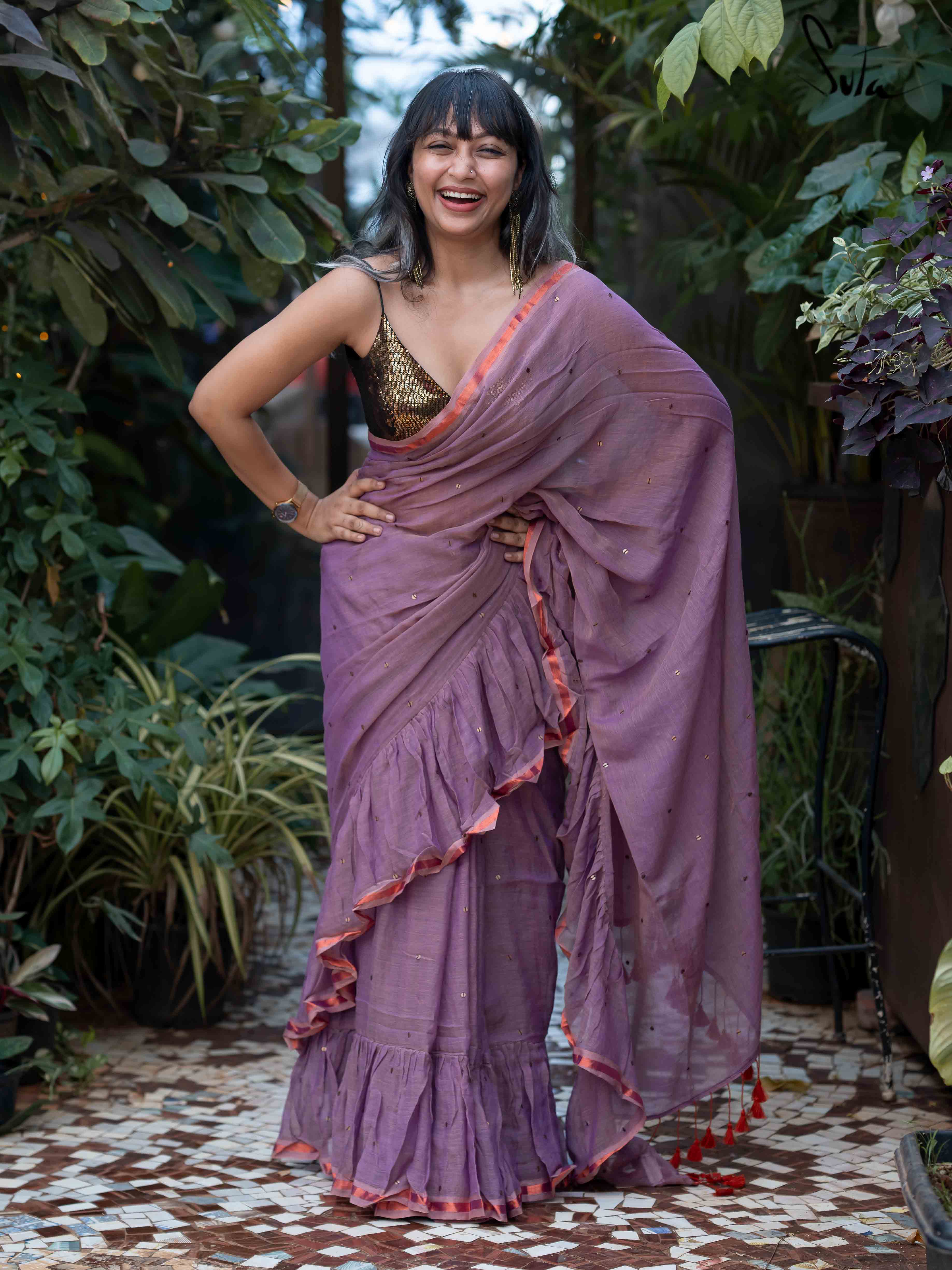 Amazon.com: BE4ME.COM Alia bhatt wear Saree Rocky and rani movie saree  celebraty inspired saree manish malhotra partywear wedding saree (Black) :  Clothing, Shoes & Jewelry