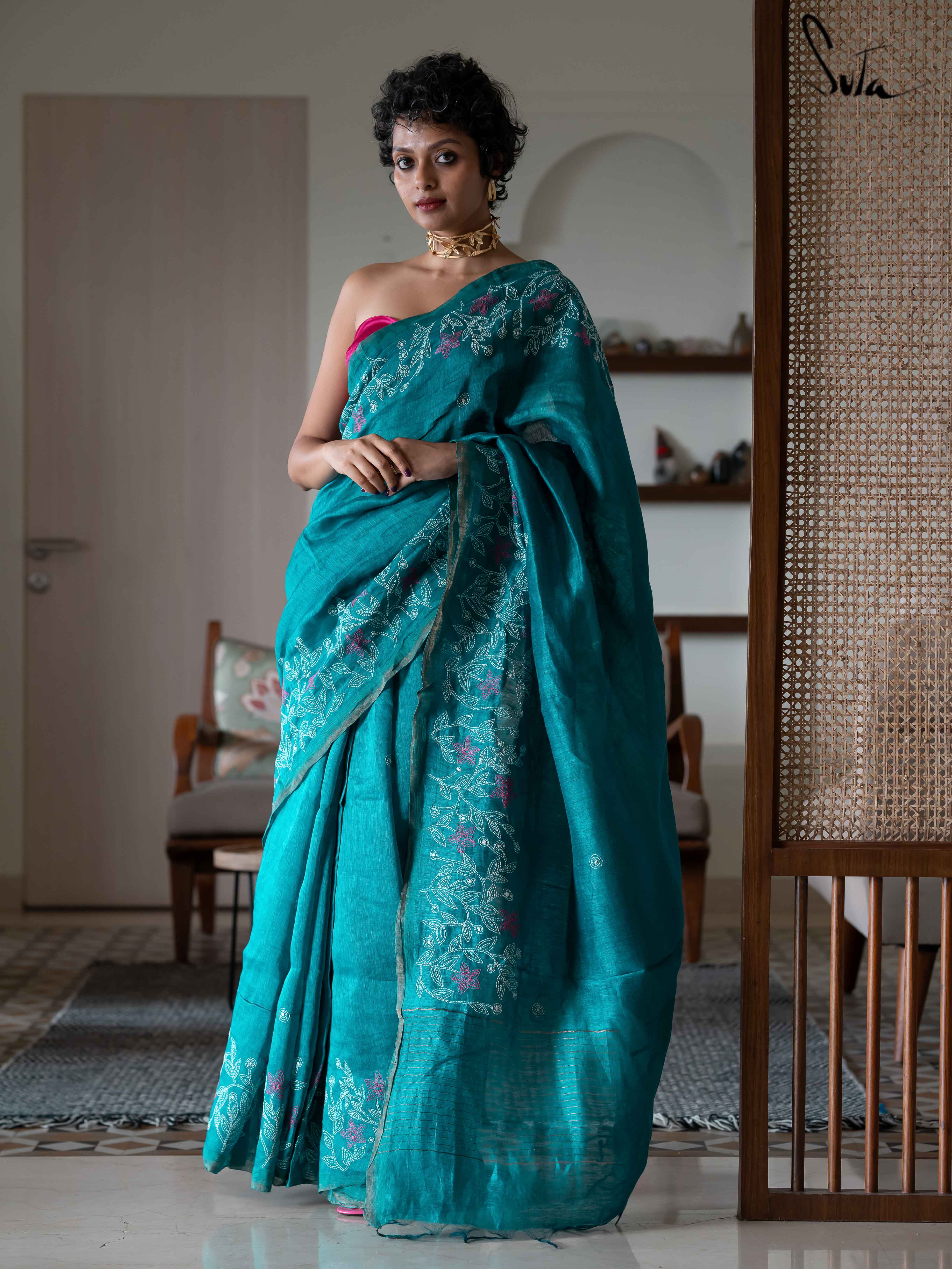 Pure Tussar Benarasi saree -