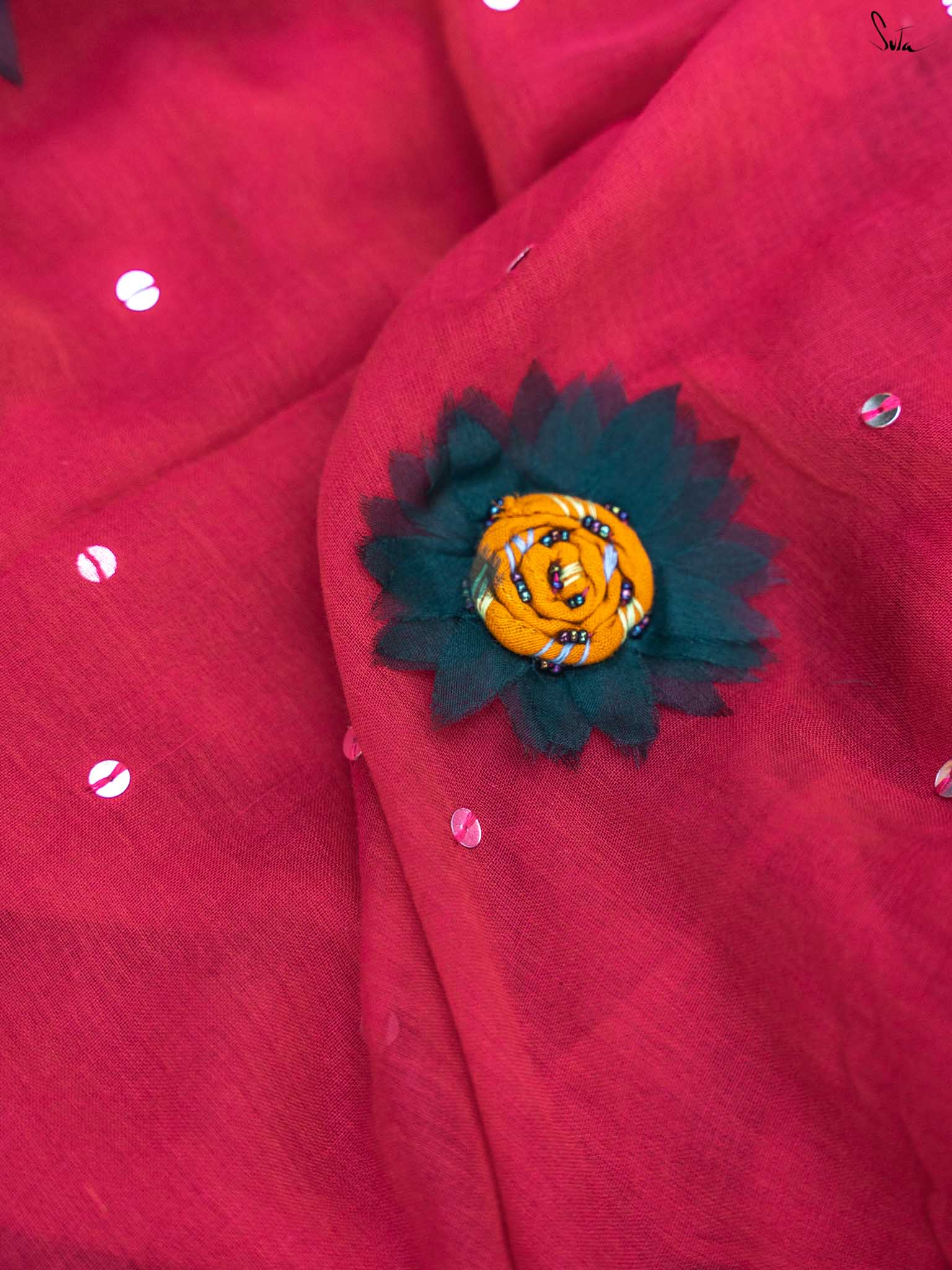 Dipped In Fuchia Sunflower