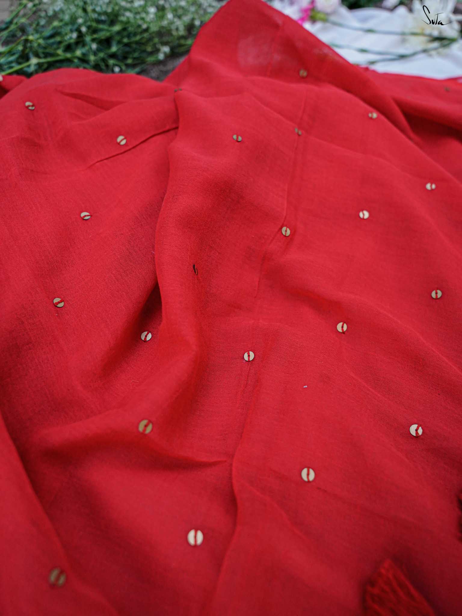 Dipped In Red Sunflower