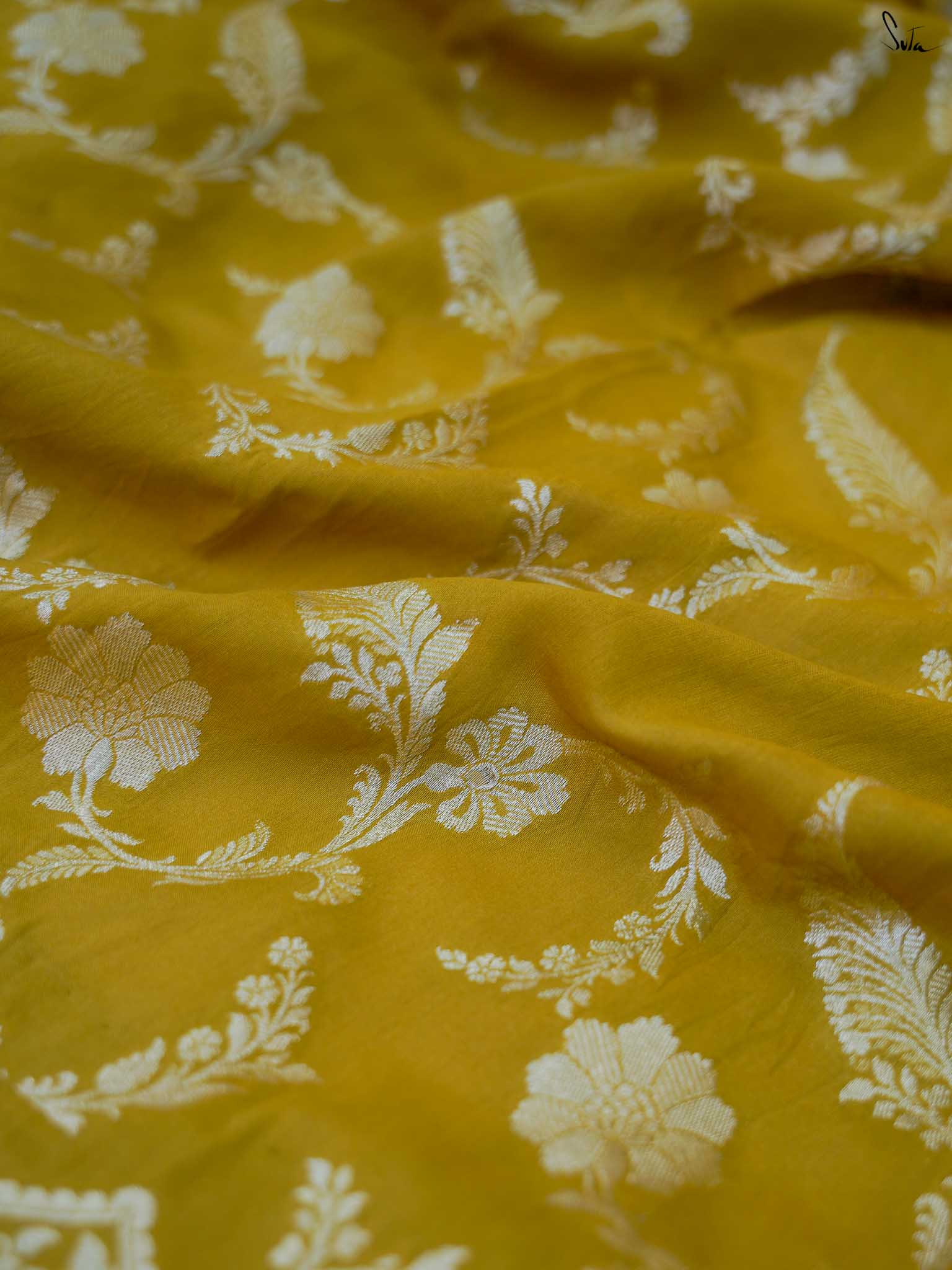 Rakkashi Olive Banarasi Saree