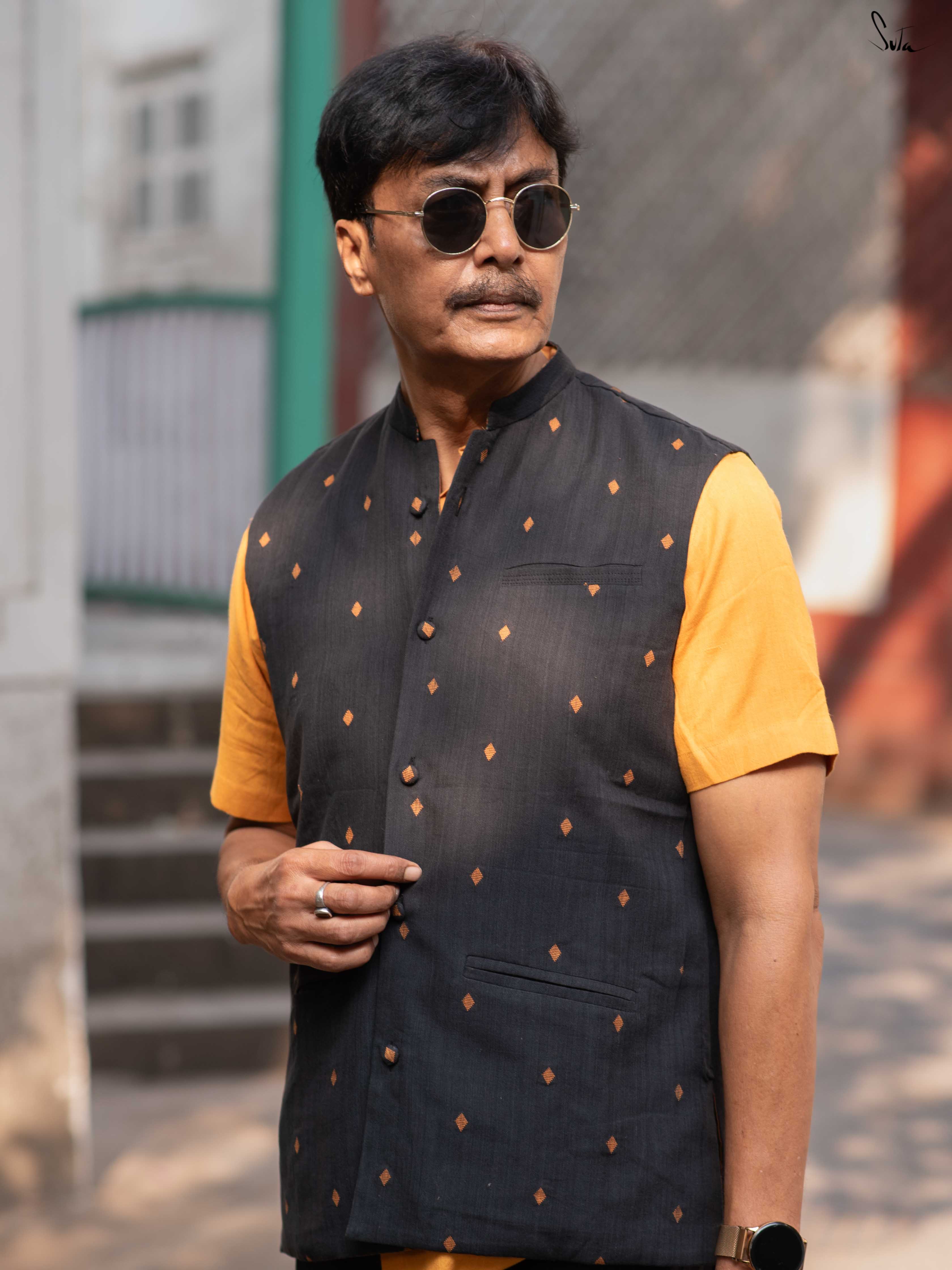 Do Scene (Reversible Nehru Jacket)