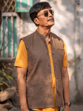 Do Scene (Reversible Nehru Jacket)