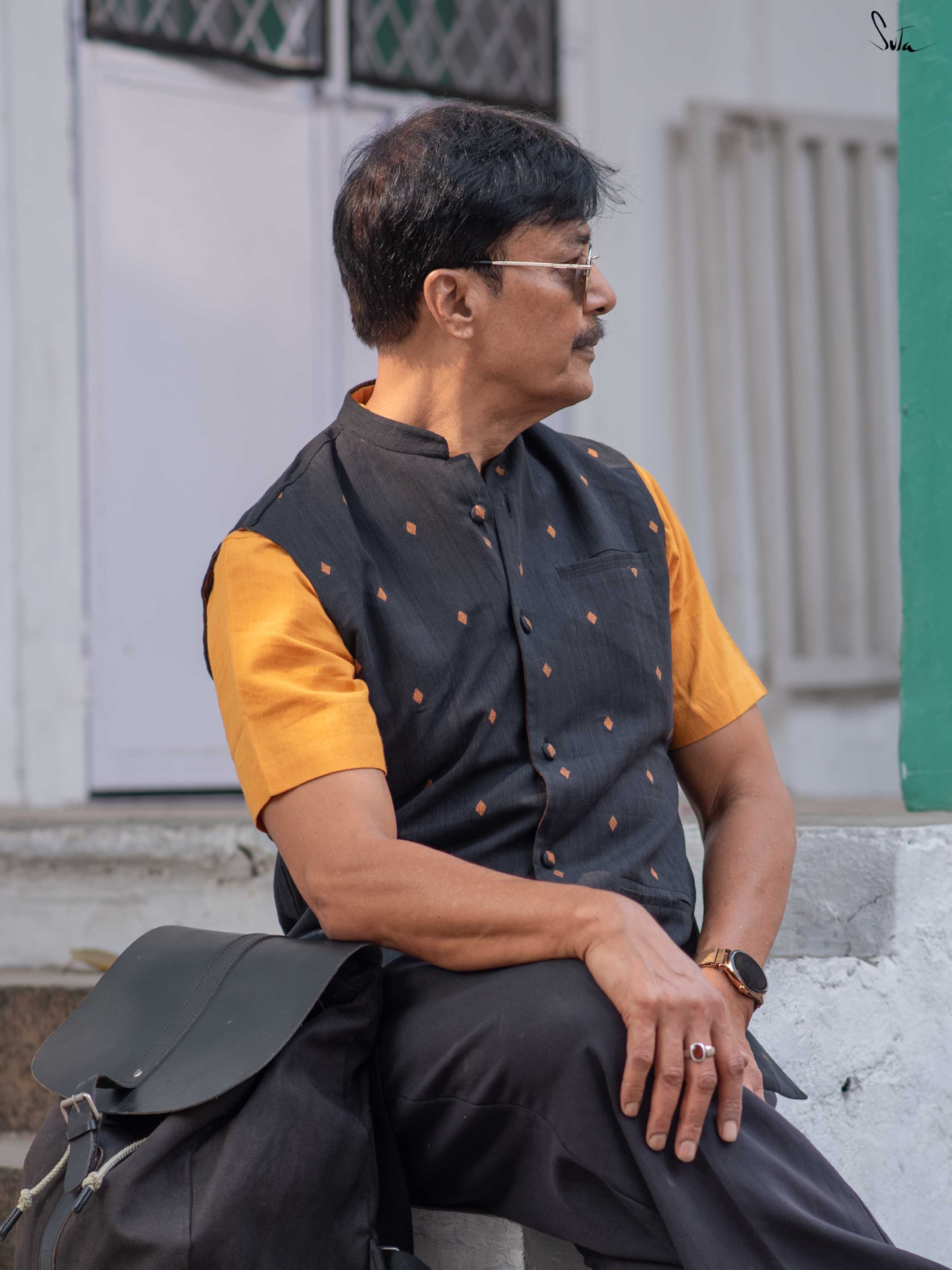 Do Scene (Reversible Nehru Jacket)