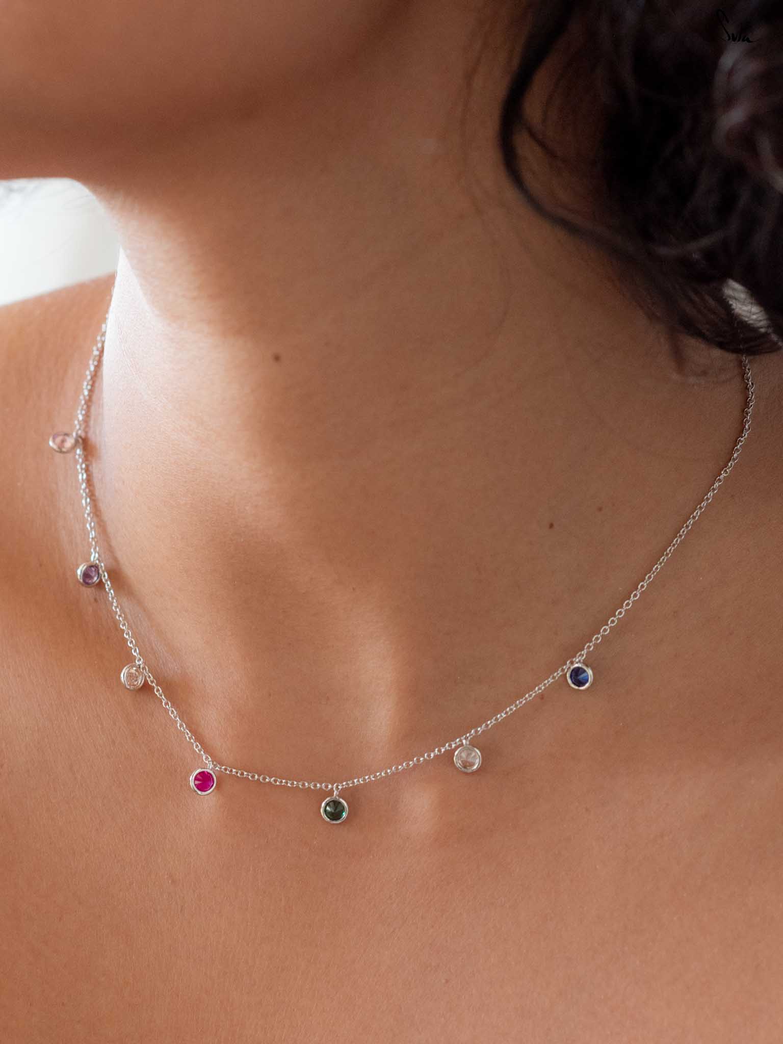 Stitched Droplets (Neckpiece)