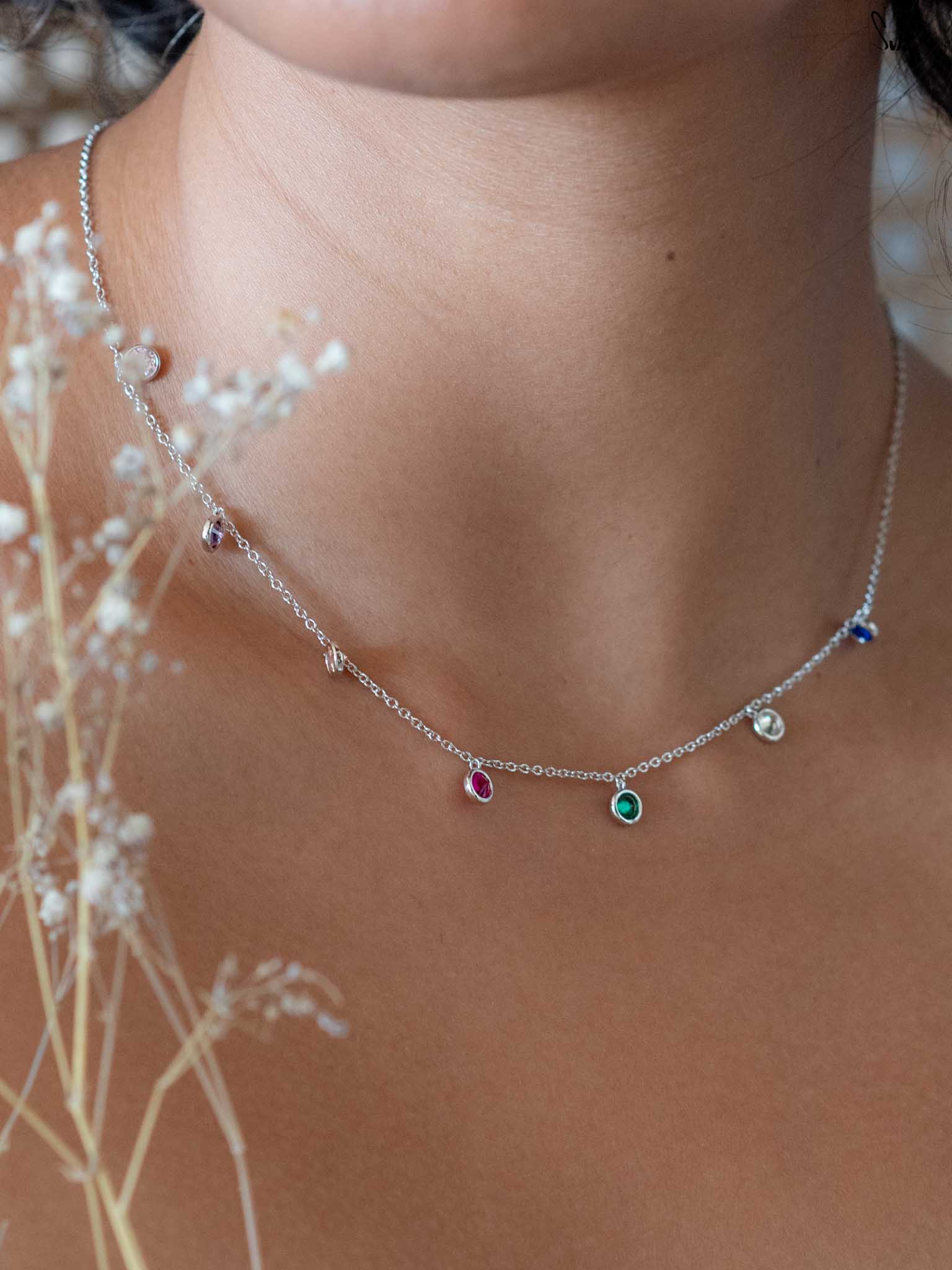 Stitched Droplets (Neckpiece)