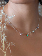 Stitched Droplets (Neckpiece)