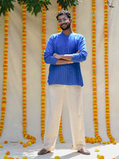 Kyun Itna Blue (Short Kurta)
