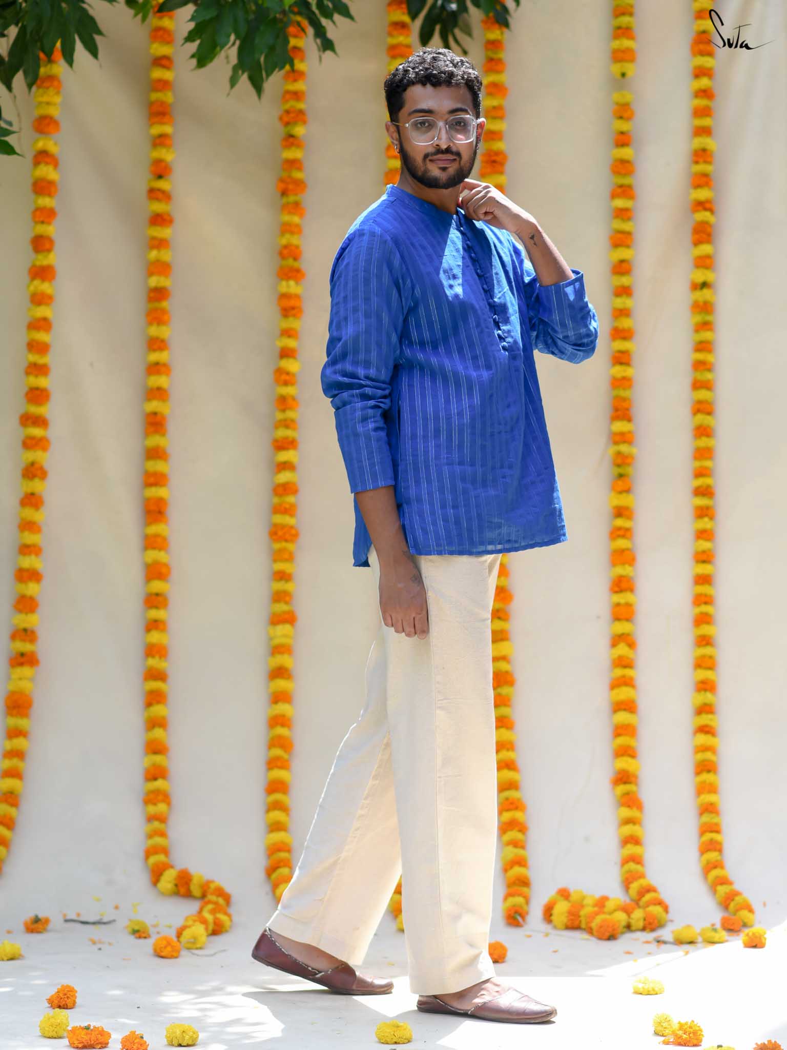 Kyun Itna Blue (Short Kurta)