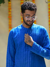 Kyun Itna Blue (Short Kurta)