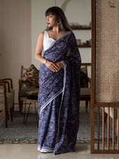 A Tale Of Violet Saree