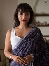 A Tale Of Violet Saree