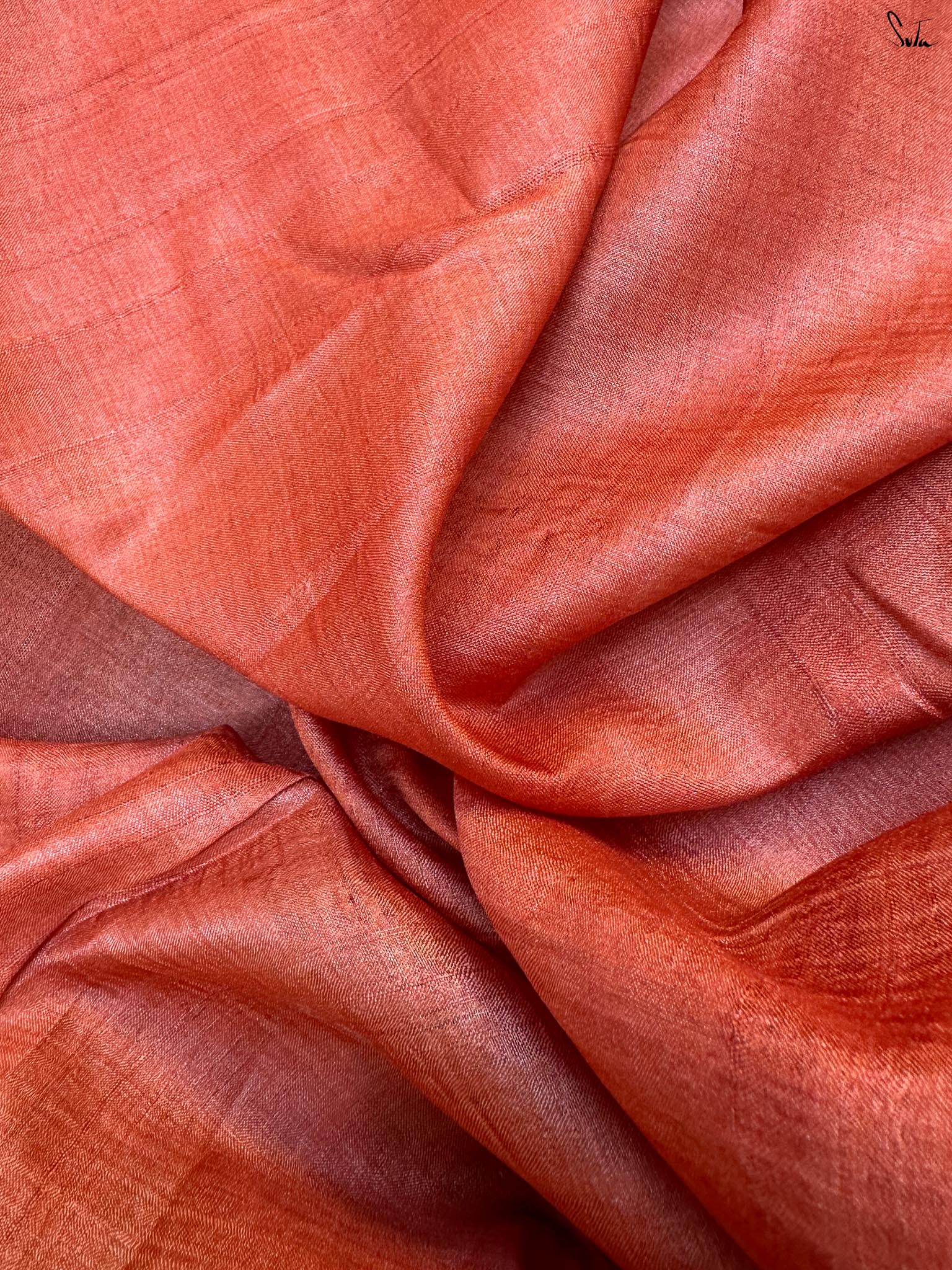 Fusion Rang (Pure Tussar Hand Painted Saree)