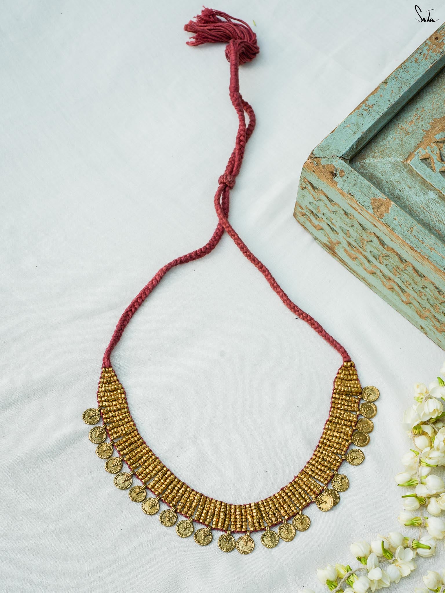 Hir (Handcrafted Dhokra Brass Neckpiece)