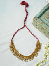 Hir (Handcrafted Dhokra Brass Neckpiece)