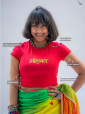 Laal Mohabbat (T-Shirt Blouse)