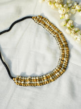 Ila (Handcrafted Dhokra Brass Neckpiece)