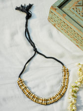 Ila (Handcrafted Dhokra Brass Neckpiece)