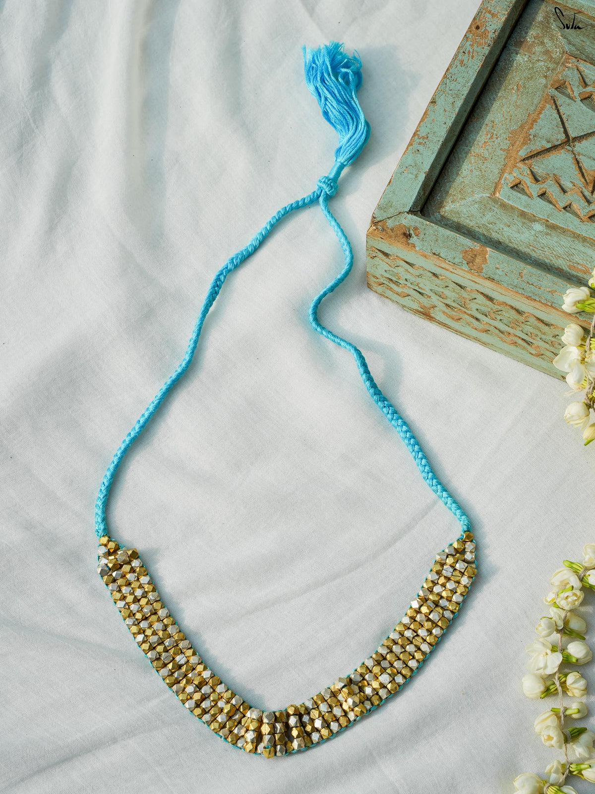 Mrudu (Handcrafted Dhokra Brass Neckpiece)